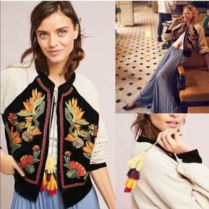 Anthropologie- Maeve San Telmo Bomber Jacket